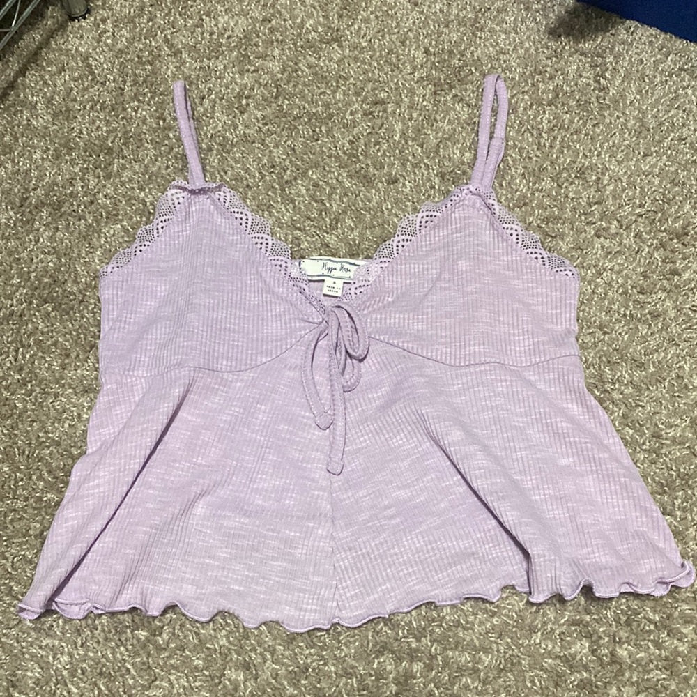 Hippie Rose Crop Tank